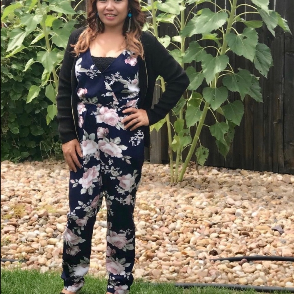Floral Jumpsuit